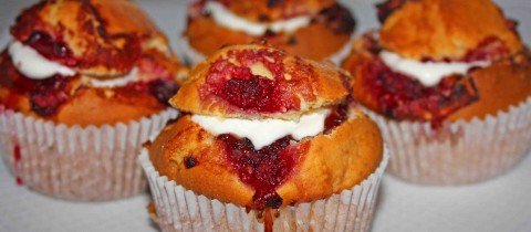 Frambuazlı Muffin